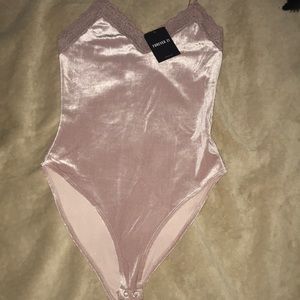 Forever21 Velvet Body Suit